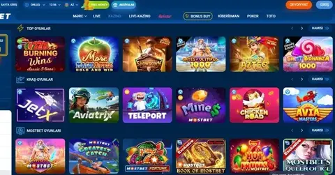 Slot oyunlarının kataloqu
